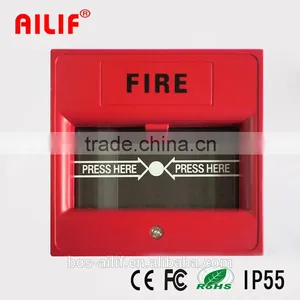 Fireproof Emergency Break Glass Fire Alarm System Manufacturer (ALF-Eb03) Quality Choice thumbnail-1