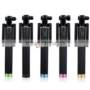 Universal Handheld Extendable Self Monopod Holder Bluetooth Selfie Stick 2016 For Smartphone Black thumbnail-4