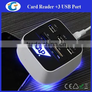 Multi Functional Usb Combo Hub With Card Readers thumbnail-3