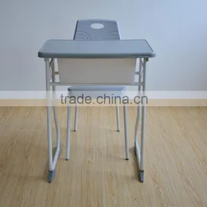 Kids Desk School Furniture School Desk and Chair Manufacturer HXZY063 thumbnail-6