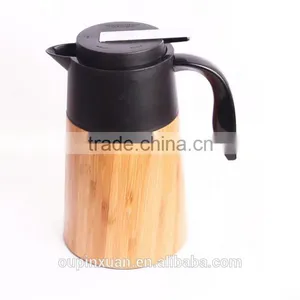 Nature Bamboo Coffee Pot With Seamless Steel,bamboo Drinkware thumbnail-1