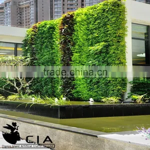 High Quality Artificial Vertical Garden Plant Wall thumbnail-1