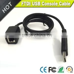 All New Cisco USB Male to RJ45 Female Console Cable With FTDI Chip in Black thumbnail-6