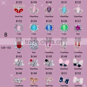 New Nail Art Decoration Tips Nail 3D Alloy Nail Fashion Jewelry Gold thumbnail-4