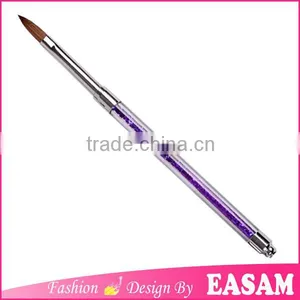 2016 Newest Design Nail Brush Colorful Glitters Pure Sable Nail Product thumbnail-1