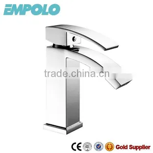 Deck Mounted Solid Brass Waterfall Hot and Cold Basin Tap 68 1101 thumbnail-1