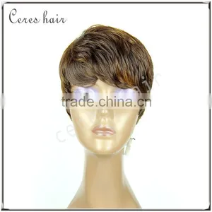 Short Bob Wigs for Black Women High Resistant Japanese Fiber Synthetic Hair Wig F Color Ombre 4/30 thumbnail-2