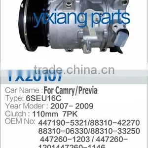 7PK Pulley 110MM Auto Denso 6SEU16C AC Compressor For Previa thumbnail-2