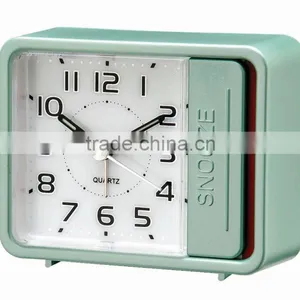 Pinky Color Square Shape Touch Push Light Alarm Clocks thumbnail-1