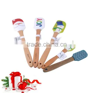 Personalized Silicone Spatula Baking Cake Cream Spatula for Christmas Gift Silicone Spatula Set thumbnail-1