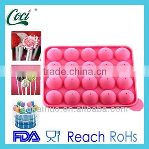 Lollipop Shaped Silicone Custom Moon Cake Mold thumbnail-1