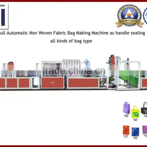 Automatic Non Woven Handle Bag Making Machine Factory thumbnail-1