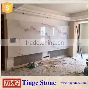 Chinese Black Stripe Ink White Marble thumbnail-3