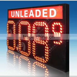 Digital High Brightness 42 Inch Outdoor New Electronics Gas Station LED Oil Price Display Signs thumbnail-1