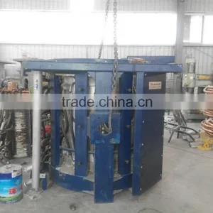 Steel Shell IF Metal Melting Induction Furnace With 2ton Capacity thumbnail-2