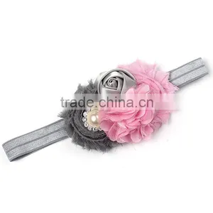 Newest Infant Girl Kids Necklace Bubble Gum Chunky Baby Necklace Wholesale Cheap Baby Girls Chunky Necklace With Pink Hairband thumbnail-3