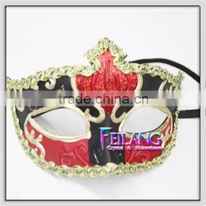 Jolly Fiori Venetian Masquerade Jester Italy Mask thumbnail-3