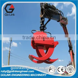 Widely Used High Quality Cheap Price China Trade Assurance Supplier Hydraulic Excavator Grapple Attachments thumbnail-1