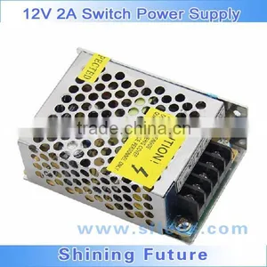 24W AC DC Adapter 12V 2A Switch Power Supply Driver for LED Strip Universal Regulated thumbnail-1