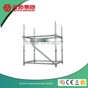 Hot Dipping Cuplock Scaffolding System Standard Ledger Intermediate Q235 Galvanized Cuplock Transom thumbnail-2