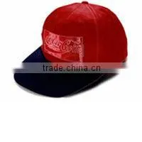 Mens Flat Brim Falt Brim Snapback Hat thumbnail-1