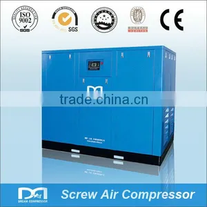 250kw Electric Stationary Air Cooled Mining Sand Blasting Industrial Twin Rotor Rotary Screw Type Air Compressor thumbnail-1