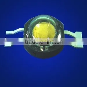 3W Yellow High Power Led,588-293nm/2.8-3.2V/140degree/700ma/3W/40-60lm thumbnail-1
