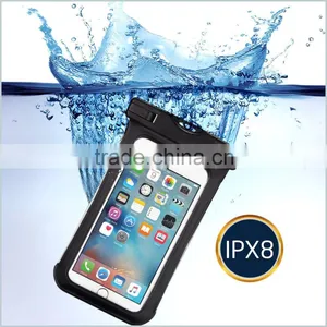 2016 New Design PVC Mobile Waterproof Phone Case With Clear Windows on Side thumbnail-4