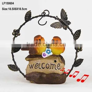 Metal Birds Garden Decor Led Light thumbnail-6