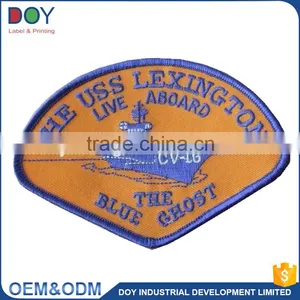 Wholesale High Quality Customized Designed Washable Eco-friendly Garment Fabric Embroidery Badges thumbnail-5