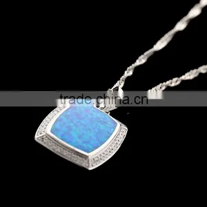 Synthetic Opal Stone Jewelry Set S003W thumbnail-3