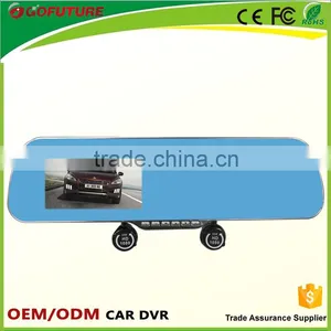 Bluetooth Dual Camera Mirror Car Dash Cam thumbnail-1