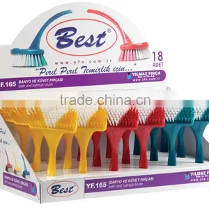 Plastic Scrub Washing Brush With Display Box thumbnail-4