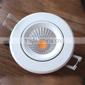 Dimmable 7W LED COB Downlight, Recessed Cob Down Light Warm White 9w thumbnail-1
