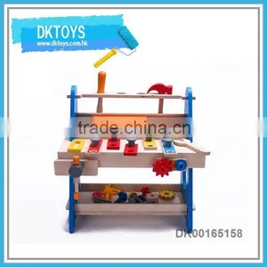 Newly Children Pretend Toy Tool Kit Wooden Toy Tool Set thumbnail-1