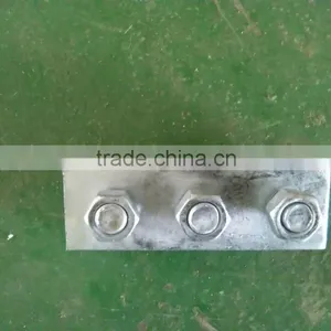 Suspension Clamp With 3 Bolts / Electric Galvanized Steel Cable Clamp thumbnail-1