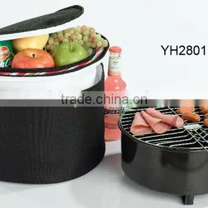 Simple Portable Cooler Bag Charcoal BBQ Grill thumbnail-1