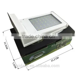 35 Led Aluminum Pad Ip65 380LM PIR Sensor + Light Control+weak Light Solar Led Outdoor Wall Light thumbnail-6