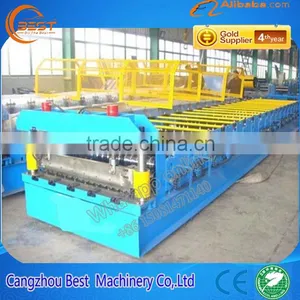 Used Metal Standing Seam Roof Panel Roll Forming Machine For Sale thumbnail-3