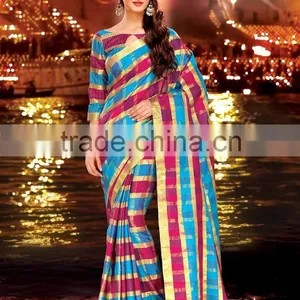 Symbolic Trendy Party Wear Sari thumbnail-3