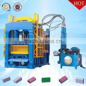 Automatic Cement Concrete Hollow Block Machine QT6-15B thumbnail-1