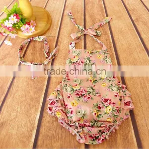 Summer Newborn Baby Roompers thumbnail-6