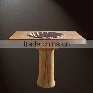 Engineered Bathroom Rough Stone Basin Sink thumbnail-1