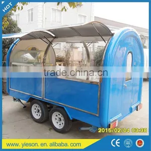Small or Big Wheels Fast Food Carts Kiosk/food Selling Car/food Street Kiosk for Salefood Truck thumbnail-1