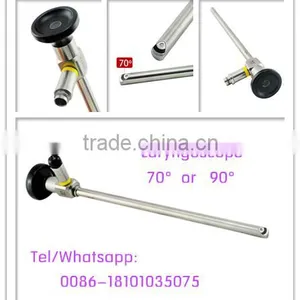 CE/ISO Rigid Laryngoscope 8*180mm Compatible Stryker Wolf Olympus Connector ENT for Throat No Autoclave thumbnail-1