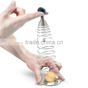Good Quality Price Kitchen Tools Stainless Steel Spring Manual Nut Cracker thumbnail-2