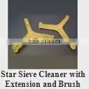 Star Type Sieve Cleaner With Brush Mill Pan Clear Plansifter Cleaner Rotating Brushes Cleaner thumbnail-2