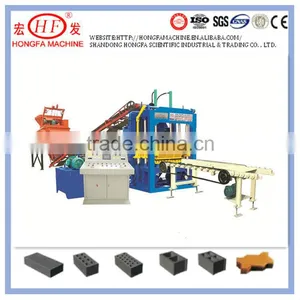 QT4-15C Professional Concrete Colour Face Paving Blocks Making Machinery thumbnail-1