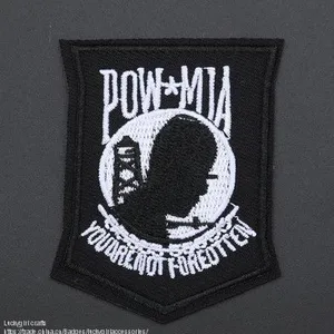 China Manufacture Factory Customize Woven Embroidery Emblem Badge thumbnail-2