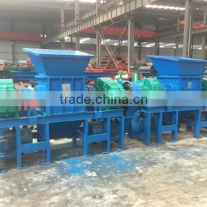 Waste Tire, Plastic, Wood, Paper Crusher, Shredder Machine for Sale thumbnail-2